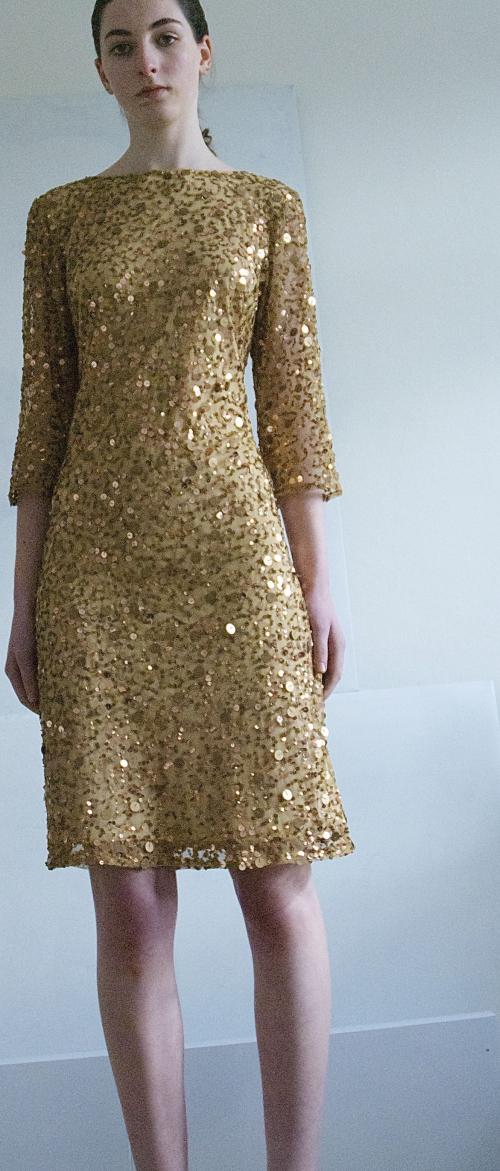 019 GSV -Gold dress -Gold sequins  Image