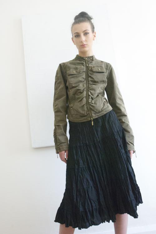 Black - Skirt - Size 10 - 12 Ladies - Long -  Military Collection 005GSV                                 Image