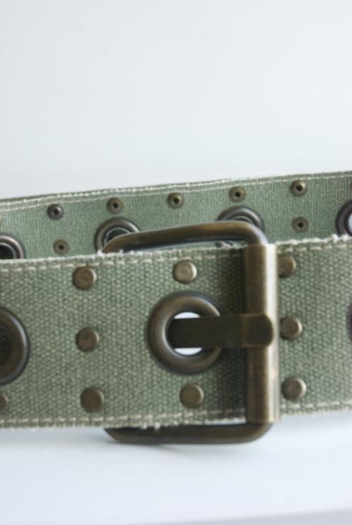 004  GsVMil Khaki Green Military style - Belt  Image