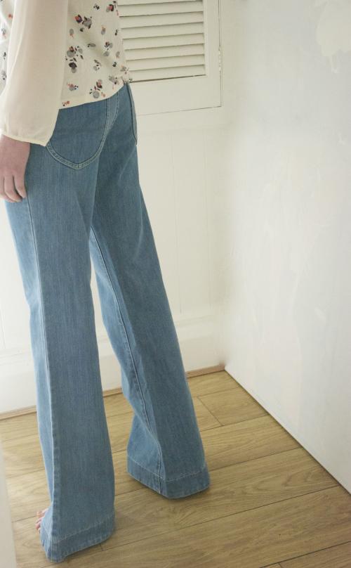 007GSV-FREE-Jesire - Flared leg -  Light blue jeans  Image
