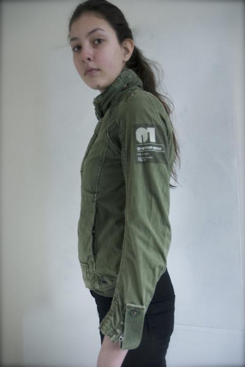 020GSV-Military- G-Star-Green-Jackey Military styling  Image