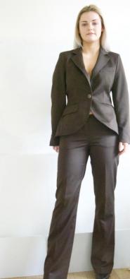 001GSV-Work-Brown-Apart-Trouser Suit             Image