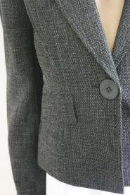 Wallis - Black  - Size 10 - Jacket -Ladies - Smart -  White Fleck Detail to Fabric - Classic Collection - GLAM shop - Vintage -007GSV Image