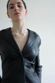 006GSV-VAMP-Black-Soft-leather-Jacket-MNG by Mango - Box style  Image